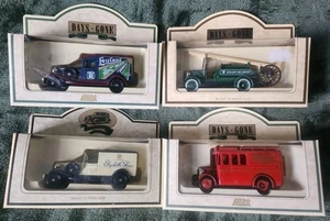 Lledo Days Gone Group Of 4 Delivery Vans Mint Condition In Original Boxes - Picture 1 of 23