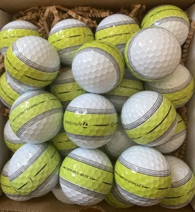 ⛳️ Taylormade Tour Response Multicolor Striped Used Golf Ball  AAAA（ 24+Free1） - Picture 1 of 2
