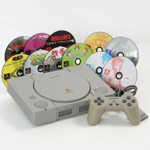PS1 Konsole SCPH-5500 SONY Playstation getestet System wz 10 Spiele NTSC-J - A3574155 - Bild 1 von 14