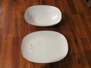 PLATO NORITAKE PASADENA 11' + TAZÓN OVALADO PARA SERVIR VERDURAS DE 10" #6311 1962-1978 - Imagen 1 de 7