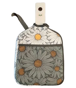 Lulla Collection Pickleball Paddle Sleeve Cover (NEW) White Floral - Bild 1 von 3