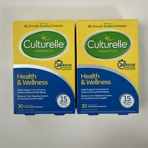 (2) Culturelle PROBIOTICS Health & Wellness 30 CAPSULES Each Box 05/2026+ - Picture 1 of 4