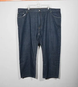 Levi's 599 4100165990 Dark Wash Straight Relaxed Fit Jeans Sz 50 X 30 - Picture 1 of 3