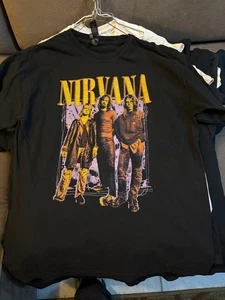 Nirvana Band T Shirt SZ LG Unisex Moyel - Picture 1 of 2