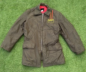 Vintage Cintas Jacket Massey Ferguson Patch Tractor Farm Men's Medium - Picture 1 of 12