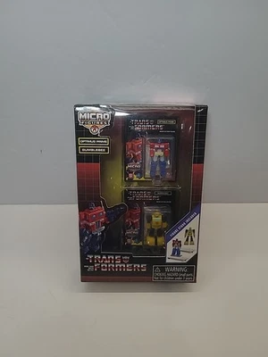 Hasbro Micro Figures: Transformers 2 Pack Optimus Prime & Bumblebee NIB  - Image 1 of 4