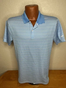 Herren Nike Golf Standard Fit S/S Polo/Golf Poly Shirt Small S | Gestreift | Poly - Bild 1 von 5