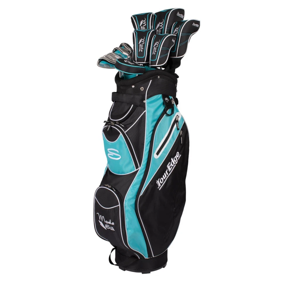 Tour Edge Moda Silk Womens Golf Set-Black-LT Blue-RH? - Image 1 of 1