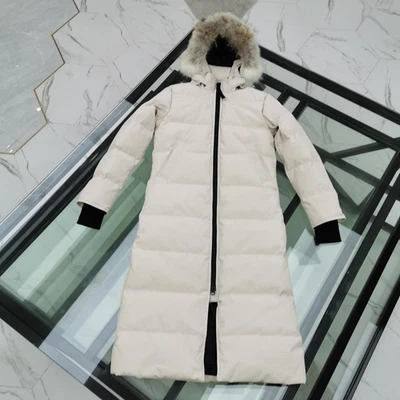 New Canada Goose Mystery Park Women's White Trendy Down Jacket - Image 1 of 4