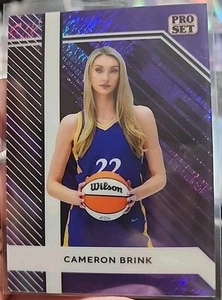 2024 Pro Set Promo Shimmer Purple #PSB2 Cameron Brink/199 RC Rookie - Imagen 1 de 3