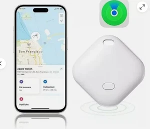 Compatibile Apple Airtag Localizzatore GPS Air Tag Bluetooth per Bagagli Oggetti - Foto 1 di 6