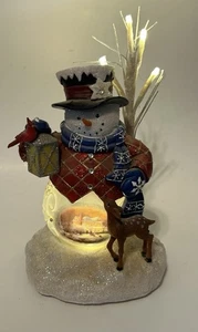 Bradford Exchange, Thomas Kinkade teilt die Jahreszeit, Schnee wunderbarer Schneemann - Bild 1 von 7