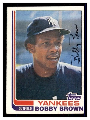 Bobby Brown 1982 Topps #791 New York Yankees - Image 1 of 2