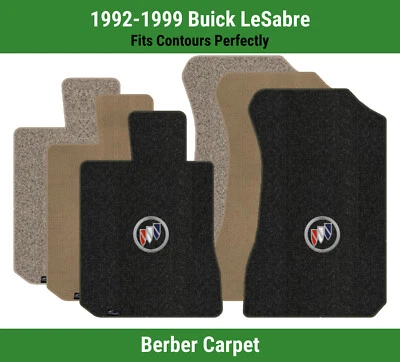Alfombrillas de primera fila Lloyd Berber para Buick LeSabre 92-99 con logotipo de emblema Buick Foto 1 de 4