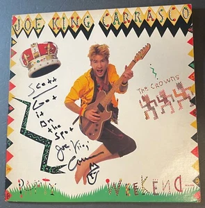 Autogramm Joe King Carrasco & the CROWNS alle signiert Lp PARTY WEEKEND MCA-5404 - Bild 1 von 7