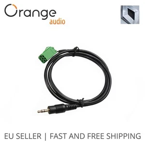 RADIO IPHONE IPAD IPOD MP3 AUX IN INPUT ADAPTER INTERFACE CABLE FOR RENAULT CD - Foto 1 di 1