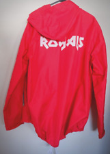 Fearless London Red Zip Up Jacket/Windcheater 'ROYALS" Size L 