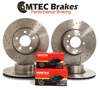 BMW X3 F25 18d sDrive 20d 30d 35d xDrive Front Rear Brake Discs & Mintex Pads - Image 1 of 4