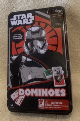 Star Wars The Force Awakens 28 Pc Plastic Dominoes Game In Collectible Tin Box - Image 1 of 4