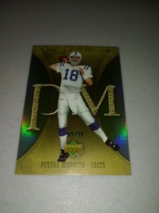 PEYTON MANNING 2007 UPPER DECK ARTIFACTS GREEN #D 59/99 COLTS LOOK@STORE