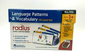 Radius Audio Learning System Language Patterns Vocab CD Card Set Grade 1+ (NEW) - Picture 1 of 5