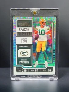 Jordan Love RARE MOJO REFRACTOR INVESTMENT CARD SSP PANINI PACKERS MVP ROY MINT - Picture 1 of 4