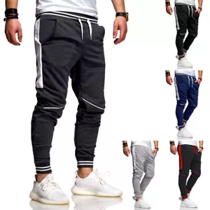 behype. Herren Lange Trainingshose Jogginghose Sporthose Kontrast 60-3171 NEU - Bild 1 von 14
