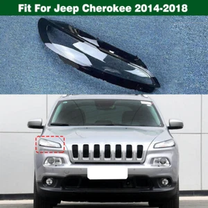 Right Headlight Lens Cover Shell Lampshade Seal Glue For Jeep Cherokee 2014-2018 - Picture 1 of 9