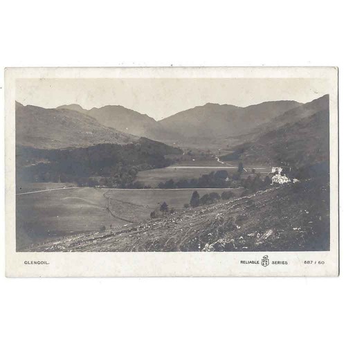 GLEN GOIL Argyllshire, Reliable Series Postcard by Jackson of