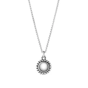 Georg Jensen Pendant # 9 A MOONLIGHT BLOSSOM - with Silver Stone - Picture 1 of 1