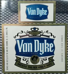 St Charles MO Van Dyke Brewing Export Vintage Beer Label Missouri - Picture 1 of 2