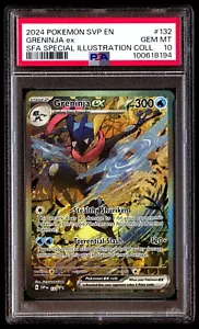 PSA 10 Gem Mint Greninja ex 132 Special Collection Promo 2024 SVP Graded Card - Picture 1 of 2
