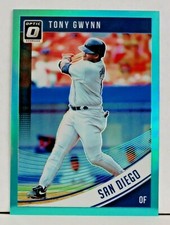 2018 Donruss Optic 131 Tony Gwynn - San Diego Padres Aqua Prizm /299