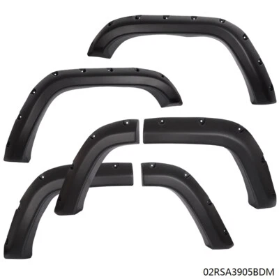 Textured Fender Flares Fit For 84-01 Jeep Cherokee XJ Sport Utility 4-Door 6pcs Foto 1 de 4