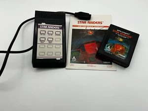 Star Raiders Touch Pad Atari 2600 Auténtico Lote Manual Juego Carrito Solo - Imagen 1 de 5