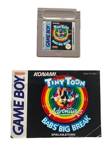 Tiny Toon Babs Big Break Adventure Mit Anleitung Original Nintendo Gameboy - Bild 1 von 1