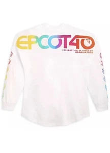 Maglietta 2022 Walt Disney World Parks Epcot 40th Spirit Adulto M Nuova con etichette - Foto 1 di 2