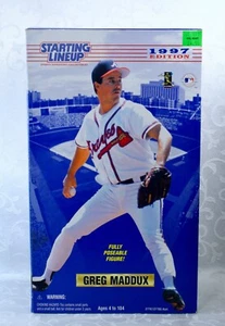 Figura de acción "Greg Maddux", alineación inicial, artículo Hasbro #27767, 1997. - Imagen 1 de 9