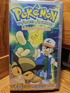 Pokemon The Johto Journeys Midnight Guardian 2001 Vhs Kassette getestet - Bild 1 von 2