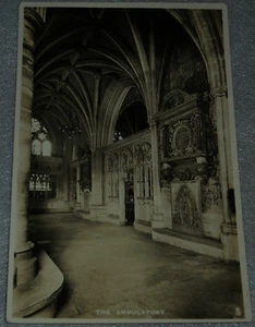 The Ambulatory Postcard Exeter Cathedral Series 1 Raphael Tuck & Sons - Picture 1 of 1