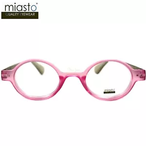 (2 PAIRS) MIASTO CIAO ITALY SMALL ROUND OAVL READING GLASSES +1.75 COLOR PURPLE - Picture 1 of 4