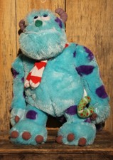 Disney Pixar Monsters INC Sulley Sully Holiday Christmas Large Plush Figure 20"