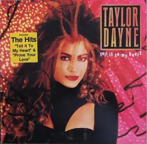 Taylor Dayne Tell It To My Heart 12" Black Vinyl Record 1987 208 898 very good + - Foto 1 di 4