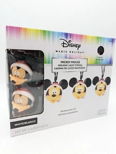 8 Disney Magic Holiday Blinking Mickey Mouse LED Light String 4982015 Christmas - Picture 1 of 2