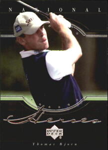 2001 Upper Deck National Heroes Golf Card #NH8 Thomas Bjorn