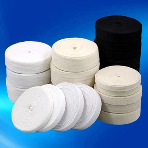 Cotton Twill Tape Bunting Herringbone Webbing Ribbon Bias Binding for Sewing - Picture 1 of 10