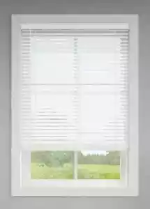 2 LEVOLOR Trim+Go 2-in Slat Width 27 in x 65 in Cordless White Faux Wood Blinds - Picture 1 of 5