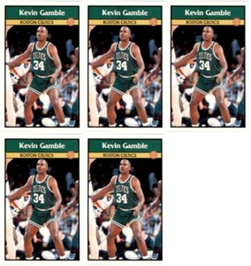 (5) 1992 Panini Stickers #160 Kevin Gamble Boston Celtics Card Lot - Picture 1 of 2