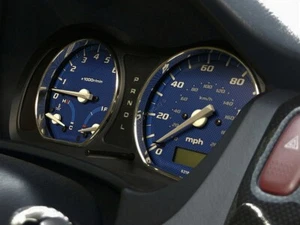 For Honda HR-V HRV I 99-06 Chrome Cluster Gauge Dashboard Rings Speedo Trim - Foto 1 di 12
