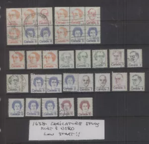 Canada Mint Caricature Study Group Mint & Used Lot #1638 - Picture 1 of 1